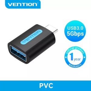 Vention Type C to USB Connector Male to USB Female Converter OTG 3.0 Adapter for Android Macbook Pro Samsung S10 HuaWei Mate 30 Honor XiaoMi iPad Pro OTG USB for Android Type C