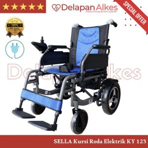 SELLA Kursi Roda Elektrik KY 123 Listrik Otomatis Mesin Sellaco MySella KY123