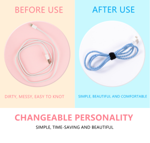 🔥Orfila 140cm/55inches Spiral Earphone Cord Protector Charging Cable Protector charger cord protective COD