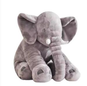 Stuffed Toys Stuffed Doll 60CM Large Plush Elephant Toy Cartoon Plush Elephant Playmate Baby Doll Kids Sleeping Back Cushion Super Soft Toy Short Plush Doll Birthday Gift