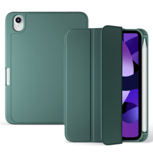 KENKE iPad Case Silicone Soft Case with pencil slot Right Pencil slot Compatible with Apple iPad 2022 Air 5  iPad Air 4 2020 Case Cover 10.9 inch Slim Smart Cover Supports Apple Pencil II charging Anti-drop PU leather case