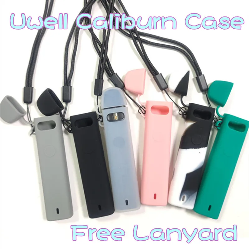 elfbar elfa master akku For Uwell Caliburn Pod Silicone Case Caliburn A2 Protective Cover Soft  Shell with Free Lanyard