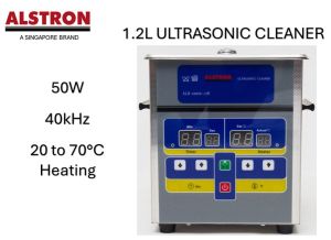 ALSTRON 1.2L (50W) Professional Ultrasonic Cleaner Gen. 1 - Advanced Cleaning for Jewelry Spectacles Tools Lab Medical Dental & Household Accessories