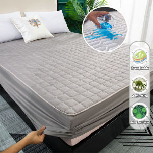 Không thấm nước màu trơn tấm ga trải giường tất cả bao gồm tã bông vỏ bọc nệm Ga Trải Giường 1m2/1m5/1m8