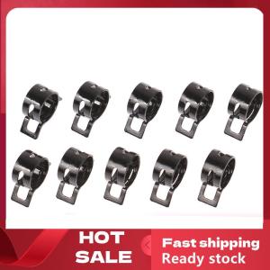 🚚【Local Express Delivery】🚚 10Pcs Hose Clamps Fuel Hose Line Water Pipe Clamp Hoops Air Tube Fastener Spring Clips Diameter 6mm 7mm 8mm 10mm 12mm 14mm 16mm 20mm