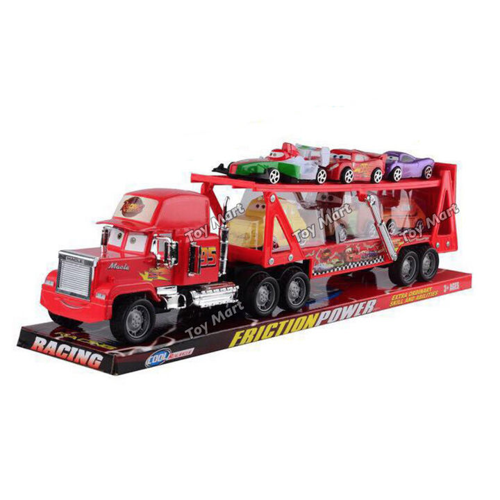 Toy mack best sale truck with trailer