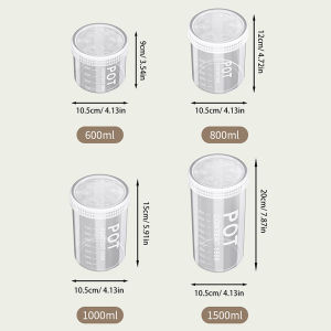[Energetic] Kitchen Grains Sealed Container Transparent Snack Storage Container Anti-Moisture Cereals And Grains Sealed Storage Barrel Box