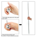 110CM Magic Stick Metal Stainless Steel Appearing Cane Elastic Rod Prop Extendable Magic Prop Pocket Retractable Wand. 
