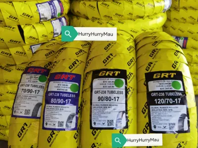 Asia GRT238 90/80-14 100/80-14 70/90-17 80/90-17 90/80-17 120/70-17 Tubeless Tyre (Bunga MAXXIS Diamond Tubeless)