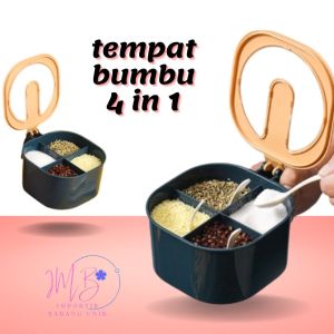 IMB.B304 TEMPAT PENYIMPANAN BUMBU DAPUR 4IN1