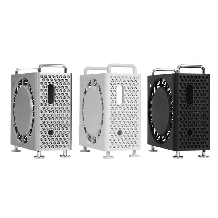 Metal Vertical Stand All Around Protections For Mini Desktop Computer ...