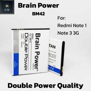 Baterai HP Xiaomi Xiomi Redmi Note 1 BM42 BM 42 BM-42 Double Power Brain Power Original Ori Batre Batrai Xiomi