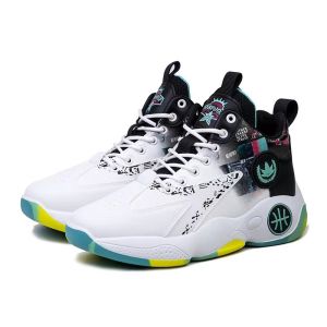 [Best Seller]High Top Basketball Shoes for Men with Spike Trendy Outdoor Sport Shoes Breathable Mesh Sneakers