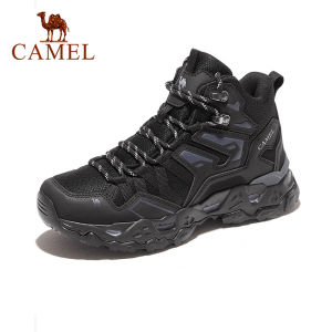 Camel outdoor mens water-repellent hiking shoes anti-slip durable hiking boots