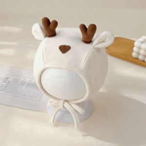 METALIX Cartoon Animals Kid Ear Protection Hat Windproof Soft Baby Winter Plush Hats Cute Lightweight Toddler Warm Hat For 8-18 Months
