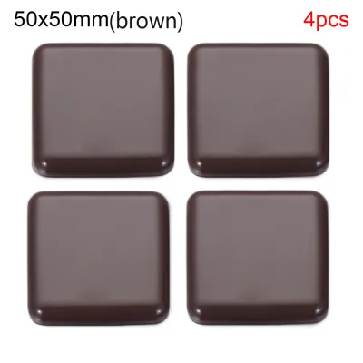 【Ship Out Within 24H】4pcs Wear-resisting Thickening Easy Move Bumper Chair Fittings Self-Adhesive Slip Mat Anti Noisy Furniture Leg Slider Pads Floor Protector