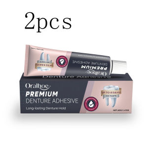 new Denture Fixative Adhesive - Daily Enhances Oral & Teeth Aesthetics Ensures Comfort & Natural Look Boosts Smile Appeal Free Shipping