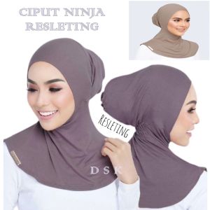 Ciput Ninja Resleting / inner ninja / Ciput Kerudung Pashmina