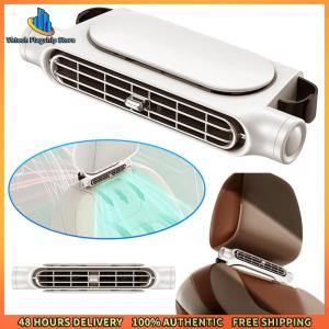Vktech USB Car Headrest Cooling Air Fan 3 Speeds Adjustable Air Cooling Fan Rear Seat Ventilator for Front Rear Seat Passenger