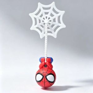 3D Printed Hanging Spider Refrigerator Magnet Creative Swinging Action Figure Ornament Fun Decor & Gifts for Kids Adults Home and Office Decoration