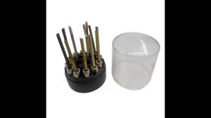 btnx Machine-Use Cobalt Steel Engraving & Micro-Setting Set Inlay Tools with Shovels Connectors & Assorted Blades 12Pcs 6B2Z9