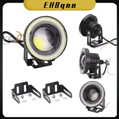 ชิ้นพลังงานสูง30วัตต์ รถหมอกไฟ3.5 นิ้วหลอดไฟ LED Angel Eyes โคมไฟรัศมีโปรเจคเตอร์