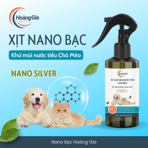 Khử Mùi Nước Tiểu Chó Mèo Thú Cưng Nano Bạc Khử Khuẩn Nước Tiểu Chó Mèo - HGshop