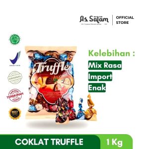 Coklat Truffle Elvan Coklat Arab / turki Mix rasa Oleh Oleh Haji dan Umroh - 1 Kg