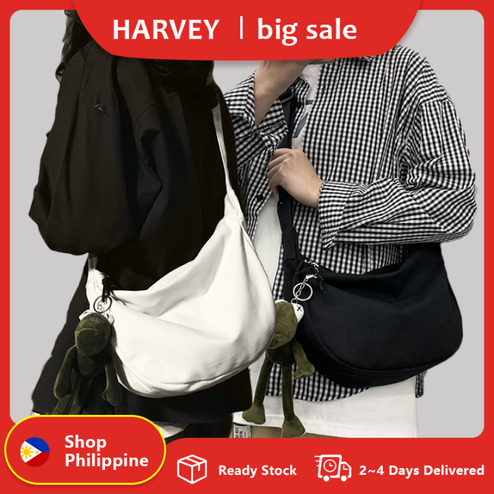 HARVEY Messenger Bag Men's Canvas Shoulder Female Casual Backpack - Main Image