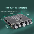 Diymore XYS350H 2.1 Channel 220WX2+350W 5.1 Bluetooth Power Amplifier Board Module High and Low Bass Subwoofer TPA3255 Power Amplifier Chip Supports Sinilink-APP DC18V-38V/10A. 