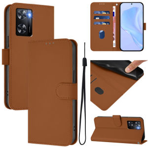 Luxury Casing For Oppo A57 4G 2022 A77 A57s A77s A57E A17 A17k A76 A96 4G Slim Wallet Card Slot Soft Leather Flip Magnetic Skin Protect Stand Cover Case