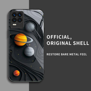 สำหรับ Oppo Realme 8 4G และ Realme 8 Pro ดาวเคราะห์สตาร์รี่ บุคลิกภาพทันสมัย เคสป้องกันศัพท์กันตก