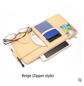 car accessories car visor organizer Visor Storage Pouch Car Organizer Sunglasses Holder Card Organizer Ticket Pocket car accesories inside
