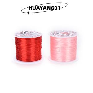 HUAYANG01 [2023 new HOT FASHION] 50m mạnh mẽ căng đàn hồi dây dây dây vòng đeo tay vòng cổ chuỗi hạt 0.5mm