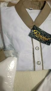 koko putih lengan pendek / setelan kurta putih / koko kurta terlaris / seragam sekolah anak laki-laki