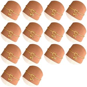 Thanh lịch mạ Vòng tay bằng thép không gỉ sáng tạo thư quyến rũ có thể điều chỉnh dây đeo cổ tay thiết kế trái tim cho cô ấy