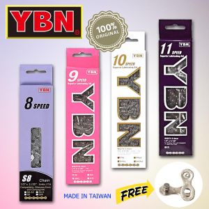 โซ่จักรยานเสือหมอบและเสือภูเขา YBN 891011 สปีด ของแท้ [Original] Made in Taiwan