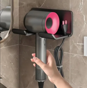 Giá Đỡ Máy Sấy Tóc Dán Tường Không Cần Đục Lỗ Chống Nước Cho Phòng Tắm Nhà Vệ Sinh