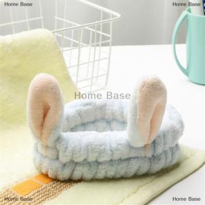 [COD] Home Base Wash Face Headband Letter Soft Warm Bow Makeup Hairbands Animal Ears Girls Elastic Holder Hair Bands Turban Hair Accessories