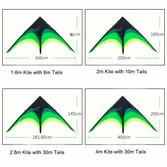 free shipping large delta kite for adults kite nylon toys fly