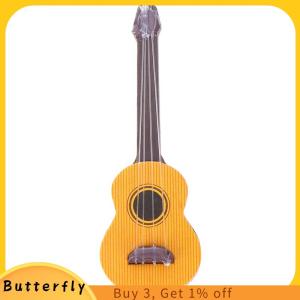 Butterfly 1:12 dollhouse อุปกรณ์กีตาร์ขนาดเล็กเครื่องมือตุ๊กตาบ้านเครื่องประดับ