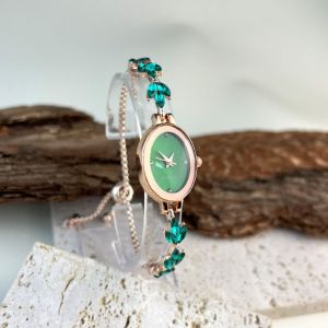 SFHDHETRR Elegant Womens Bracelet Watch Exquisite Pull Type Ladies Business Watches Vintage Simple Quartz Wristwatch Women
