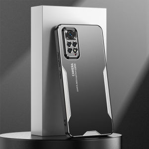 LANLIN เคส Xiaomi Mi 10T Pro Mi 10T อะลูมินัมอัลลอยเคสมือถือสีแมท + TPU + PC เคสครอบโทรศัพท์กันกระแทกสำหรับ Xiaomi 10T