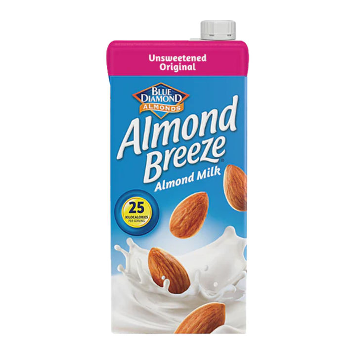 Blue Diamond Almond Breeze Shelf Stable Almond Milk, Unsweetened 946ml
