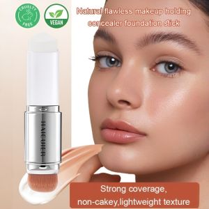 4 IN1 Color Changing Concealer Foundation Stick Long Lasting Moisturizing Makeup High Coverage Smoothly Blending Base Makeup