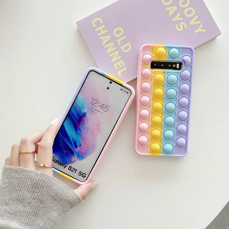 Casing Pop It Rainbow Xiaomi Redmi Note 10 4G 10S 4G Pelangi