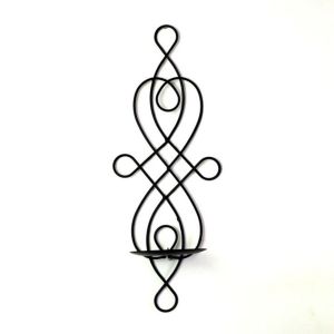 HCHC MALL Đồ trang trí Phong cách đơn giản Đèn treo tường Buổi tiệc Tealight Cột trụ Nên Giá nến Trang trí tường nhà Giá đỡ nến