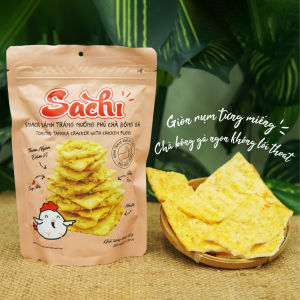 [COMBO 3 GÓI ] Snack Bánh Tráng Nướng Giòn Sachi Phủ Vị Thơm Ngon Đặc Sản Bình Định 45G