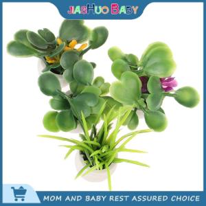 JiaShuo Baby Toy 1:12 Dollhouse Miniature Green Plant In Pot Furniture Home Decor Accessories