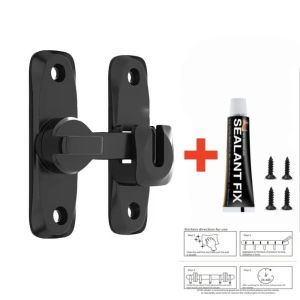 CHLOCH Hợp Khóa cửa lật lên Chống trộm Flip-Up Khóa cửa sổ An toàn 90/180 độ Chốt cửa An ninh gia đình